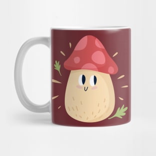 Cute Mushroom Design Mug